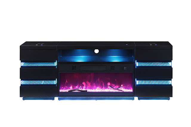 Terni TV Stand w/ Fireplace - LasVegasFurnitureOnline.com