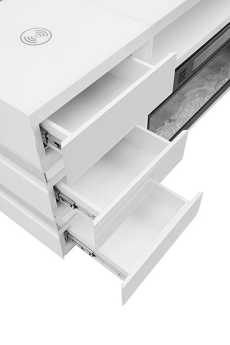 Terni TV Stand w/ Fireplace - LasVegasFurnitureOnline.com