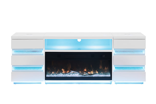 Terni TV Stand w/ Fireplace - LasVegasFurnitureOnline.com