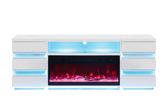 Terni TV Stand w/ Fireplace - LasVegasFurnitureOnline.com