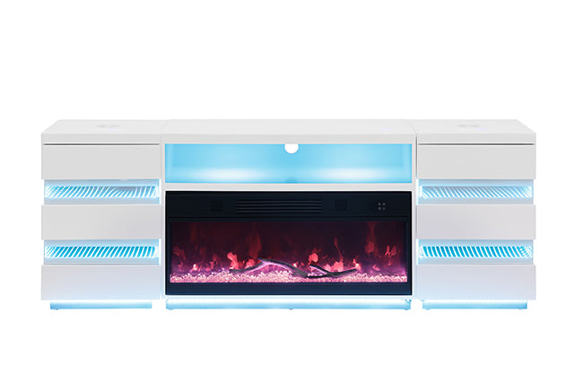 Terni TV Stand w/ Fireplace - LasVegasFurnitureOnline.com