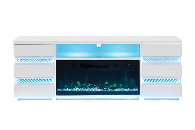 Terni TV Stand w/ Fireplace - LasVegasFurnitureOnline.com