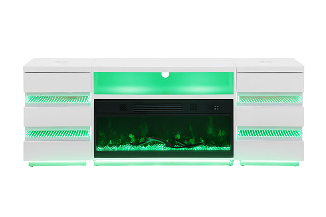 Terni TV Stand w/ Fireplace - LasVegasFurnitureOnline.com