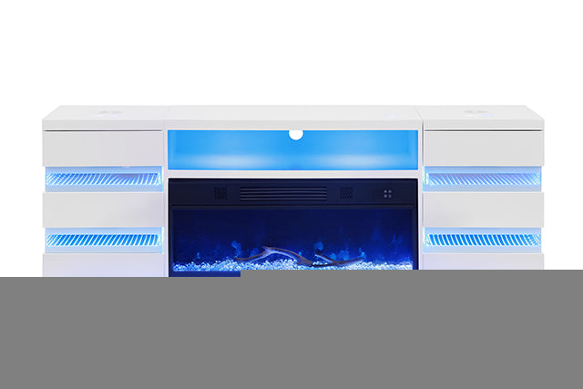 Terni TV Stand w/ Fireplace - LasVegasFurnitureOnline.com