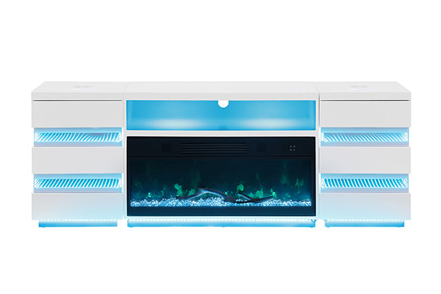 Terni TV Stand w/ Fireplace - LasVegasFurnitureOnline.com