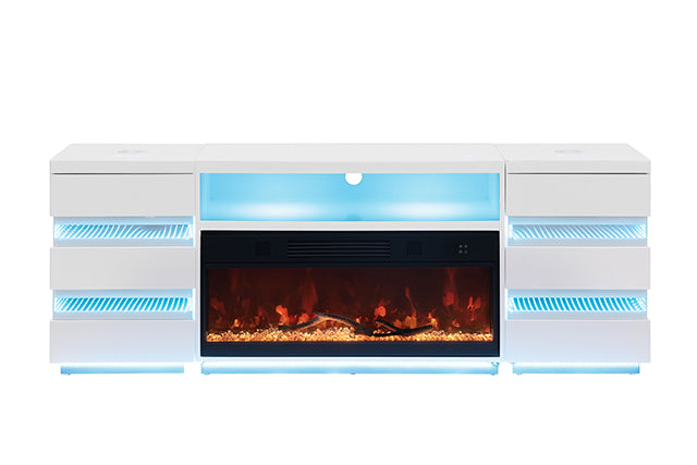 Terni TV Stand w/ Fireplace - LasVegasFurnitureOnline.com