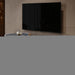 Leknes TV Stand Black w/ Silver Frame - LasVegasFurnitureOnline.com