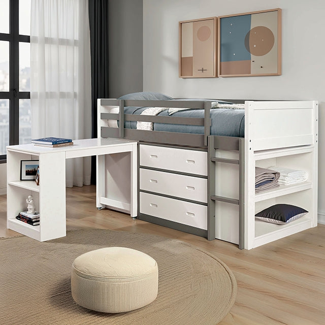 Ledell Twin Loft Bed - LasVegasFurnitureOnline.com