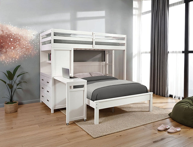 Aludra Loft Bed - LasVegasFurnitureOnline.com