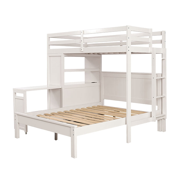 Aludra Loft Bed With Full Bed - LasVegasFurnitureOnline.com