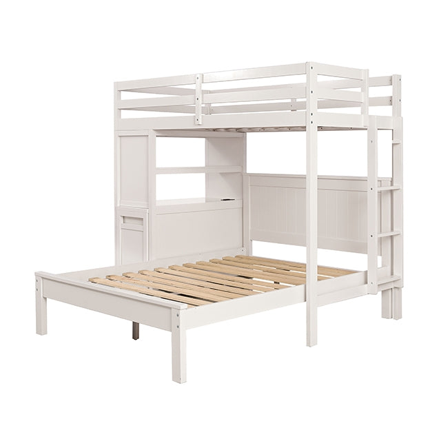 Aludra Loft Bed With Full Bed - LasVegasFurnitureOnline.com