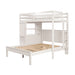 Aludra Loft Bed With Full Bed - LasVegasFurnitureOnline.com