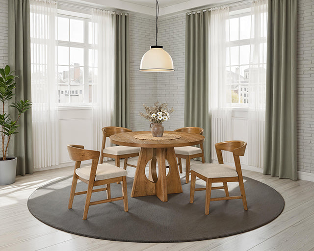 Ozark Round Dining Table - LasVegasFurnitureOnline.com