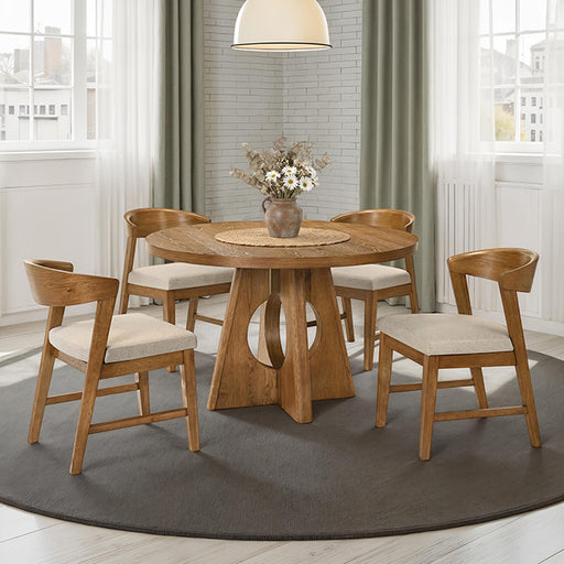 Ozark Round Dining Table - LasVegasFurnitureOnline.com