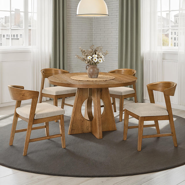 Ozark Round Dining Table - LasVegasFurnitureOnline.com