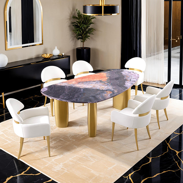 Northwich 7 Pc Dining Table Set - LasVegasFurnitureOnline.com