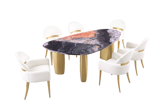 Northwich 7 Pc Dining Table Set - LasVegasFurnitureOnline.com