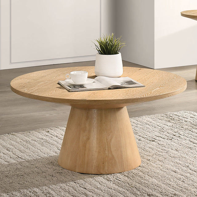 Halewood 36" Round Cocktail Table - LasVegasFurnitureOnline.com