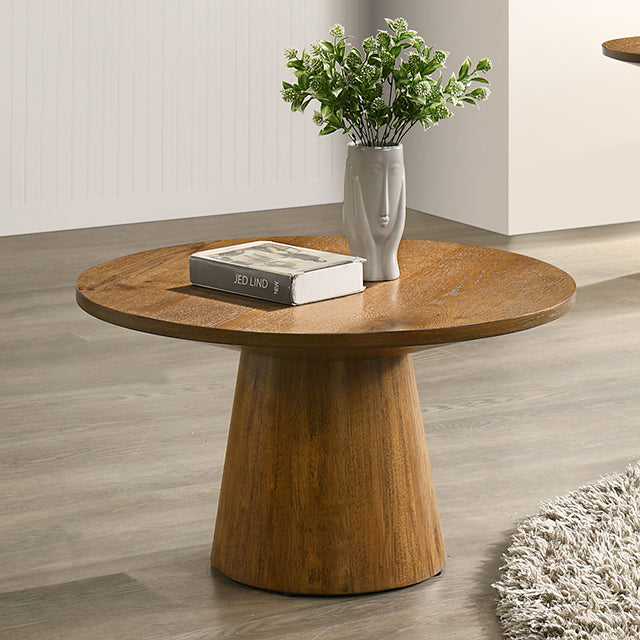 Halewood 29" Round Cocktail Table - LasVegasFurnitureOnline.com
