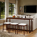 Daventry Sofa Table w/ 3 Counter Ht Stools - LasVegasFurnitureOnline.com