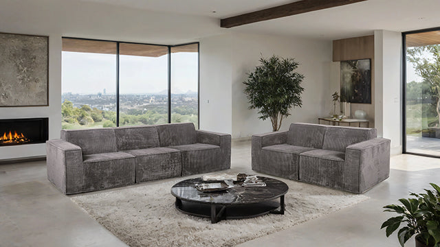 Kimara Loveseat (Compressed Foam) - LasVegasFurnitureOnline.com