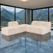 Nappi L-Sectional (Compressed Foam) - LasVegasFurnitureOnline.com