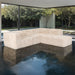 Nappi L-Sectional (Compressed Foam) - LasVegasFurnitureOnline.com
