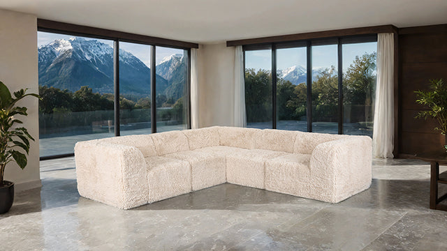Nappi L-Sectional (Compressed Foam) - LasVegasFurnitureOnline.com