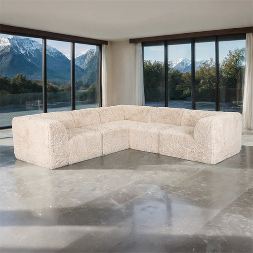 Nappi L-Sectional (Compressed Foam) - LasVegasFurnitureOnline.com
