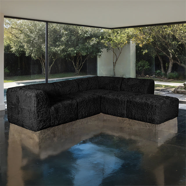 Nappi L-Sectional (Compressed Foam) - LasVegasFurnitureOnline.com