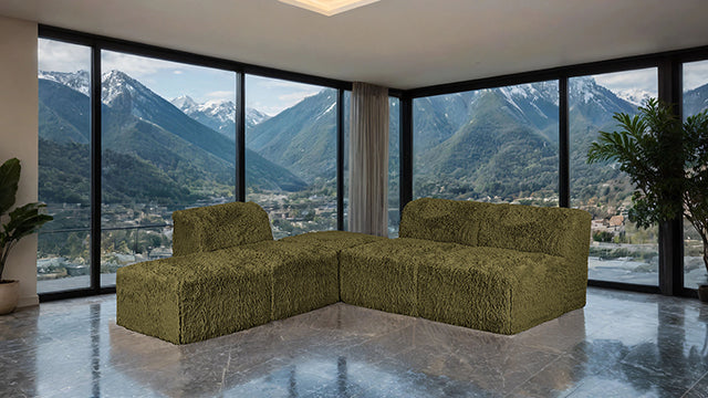 Nappi L-Sectional (Compressed Foam) - LasVegasFurnitureOnline.com