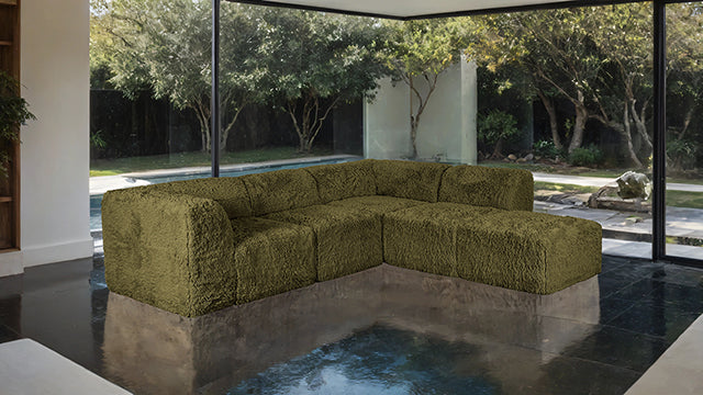 Nappi L-Sectional (Compressed Foam) - LasVegasFurnitureOnline.com