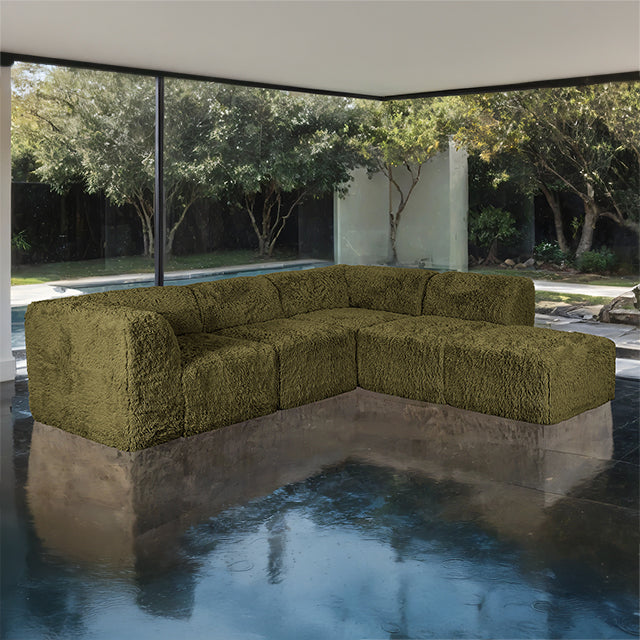 Nappi L-Sectional (Compressed Foam) - LasVegasFurnitureOnline.com
