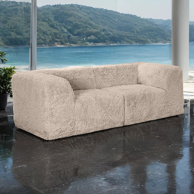 Nappi Loveseat (Compressed Foam) - LasVegasFurnitureOnline.com