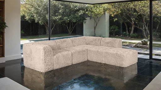 Nappi L-Sectional (Compressed Foam) - LasVegasFurnitureOnline.com
