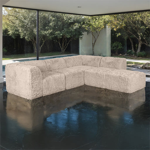 Nappi L-Sectional (Compressed Foam) - LasVegasFurnitureOnline.com
