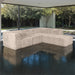Nappi L-Sectional (Compressed Foam) - LasVegasFurnitureOnline.com