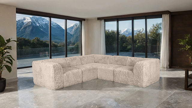 Nappi L-Sectional (Compressed Foam) - LasVegasFurnitureOnline.com