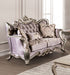 Albacete Loveseat Campage & Walnut - LasVegasFurnitureOnline.com