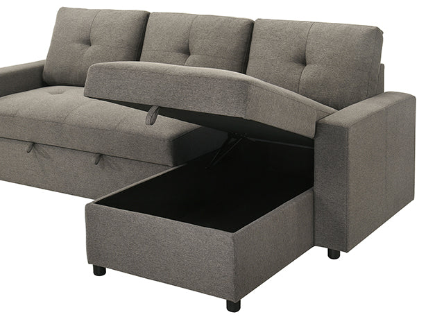 Giorgi Sectional w/ Pullout - LasVegasFurnitureOnline.com