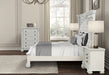 Promenade E.King & Queen Bed Brown & White - LasVegasFurnitureOnline.com