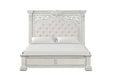 Promenade E.King & Queen Bed Brown & White - LasVegasFurnitureOnline.com