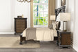 Promenade E.King & Queen Bed Brown & White - LasVegasFurnitureOnline.com