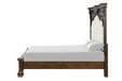 Promenade E.King & Queen Bed Brown & White - LasVegasFurnitureOnline.com
