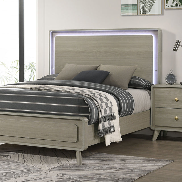 Rainier Queen Bedroom Set Gray - LasVegasFurnitureOnline.com
