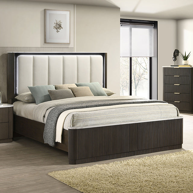 Lantrisant E.King Bed - LasVegasFurnitureOnline.com