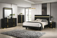 Lillestrom E.King, Queen, Full, & Full Bed Black & White - LasVegasFurnitureOnline.com
