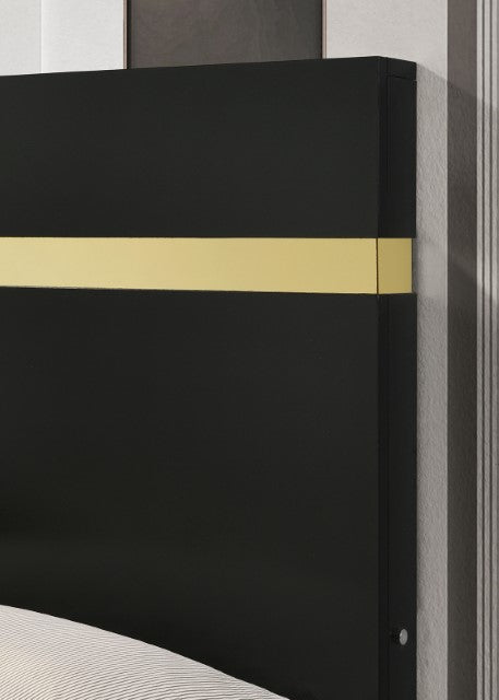 Lillestrom E.King, Queen, Full, & Full Bed Black & White - LasVegasFurnitureOnline.com