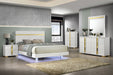 Lillestrom E.King, Queen, Full, & Full Bed Black & White - LasVegasFurnitureOnline.com