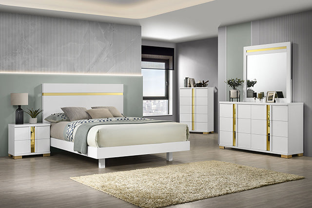 Lillestrom E.King, Queen, Full, & Full Bed Black & White - LasVegasFurnitureOnline.com